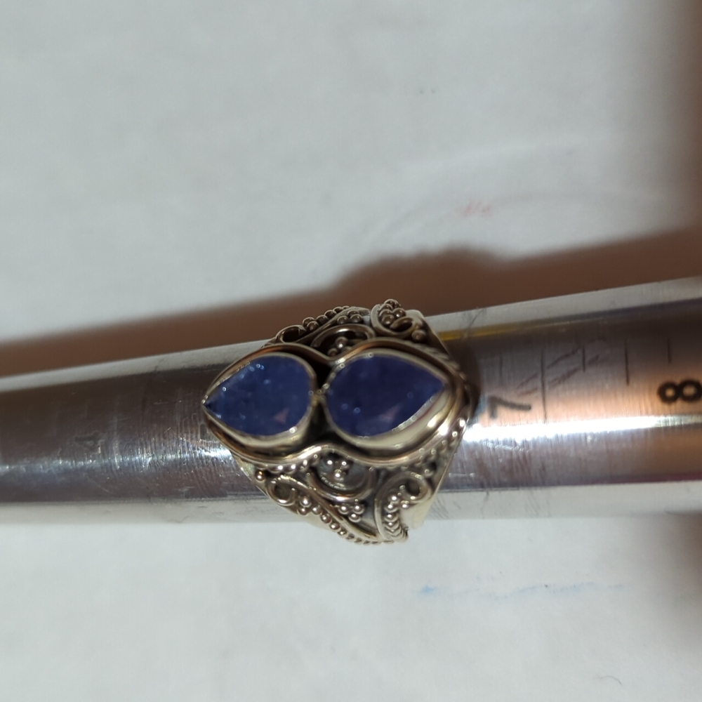 sterling silver kyanite ring size 6